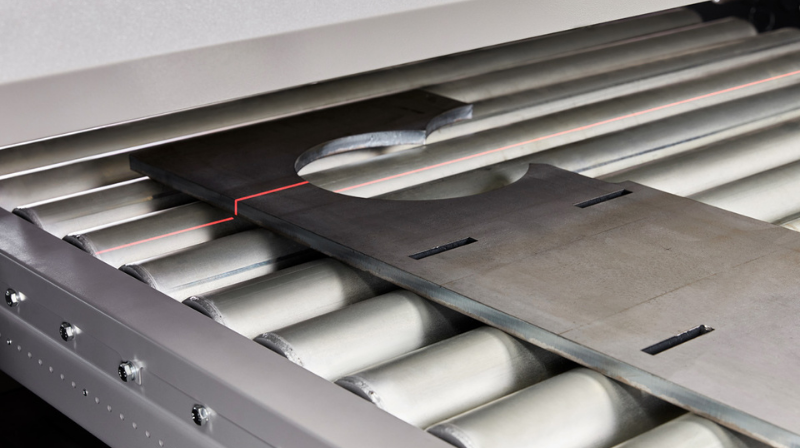 Fast changeover for mixed laser parts